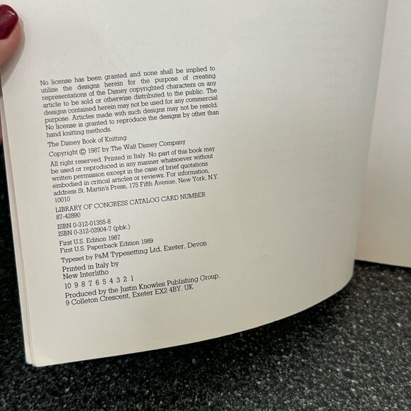 The Disney Book of Knitting by Coss & Robinson 1989 - Picture 3 of 9